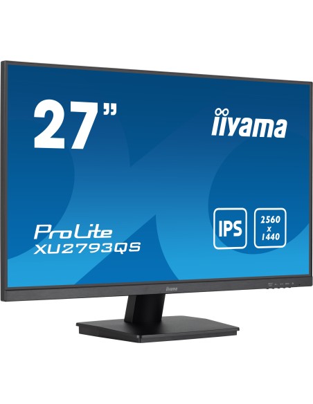 iiyama ProLite XU2793QS-B7 pantalla para PC 68,6 cm (27") 2560 x 1440 Pixeles 4K Ultra HD LED Negro