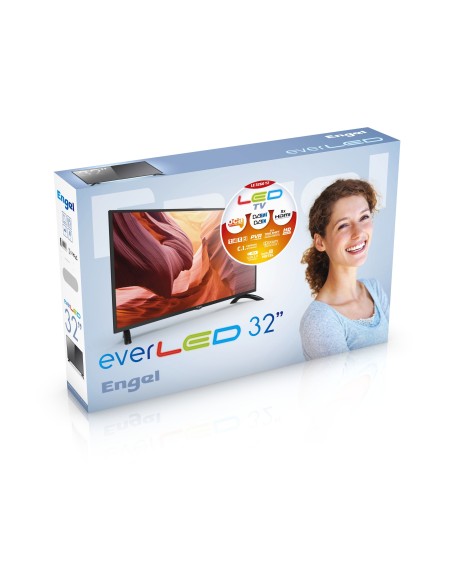 Engel LE32DM Televisor 81,3 cm (32") HD Negro 180 cd   m²