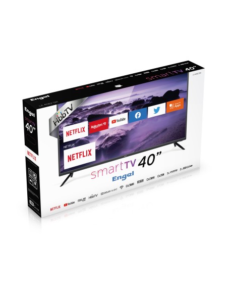 Engel LE 4082 SM 101,6 cm (40") Full HD Smart TV Wifi Negro 250 cd   m²