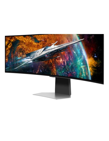 Samsung G95SC pantalla para PC 124,5 cm (49") 5120 x 1440 Pixeles Dual QHD OLED Plata