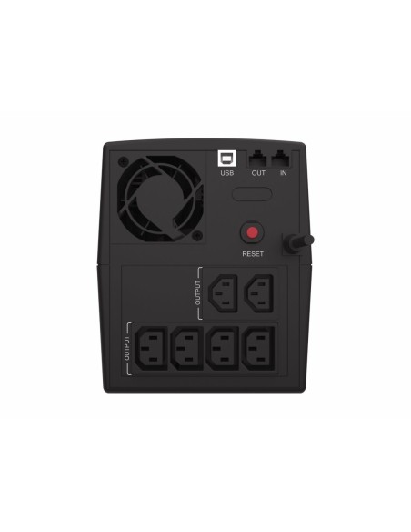 Conceptronic ZEUS08E sistema de alimentación ininterrumpida (UPS) Línea interactiva 1,5 kVA 900 W 6 salidas AC
