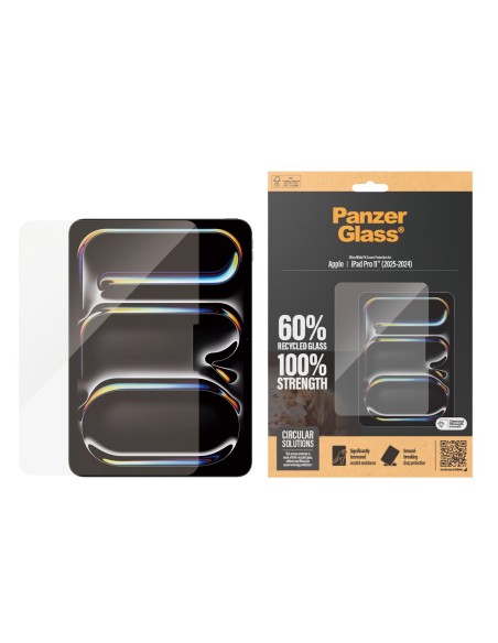 PanzerGlass ® Screen Protector iPad Pro 11'' (2024-2025) | Ultra-Wide Fit Protector de pantalla Apple 1 pieza(s)