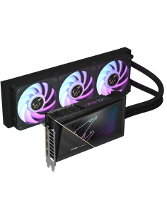 GIGABYTE AORUS GeForce RTX 5080 XTREME WATERFORCE 16G Tarjeta Gráfica - 16GB GDDR7, 256 bits, PCI-E 5.0, 2805MHz Core Clock, 3 2