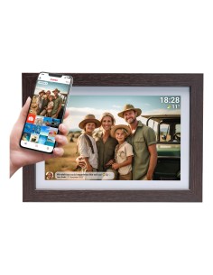 Denver PFF-1042DWMK2 marco fotográfico digital Madera 25,6 cm (10.1") Pantalla táctil Wifi 2