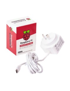 Raspberry Pi KSA-15E-051300HE WHITE adaptador e inversor de corriente Interior 15,3 W Blanco