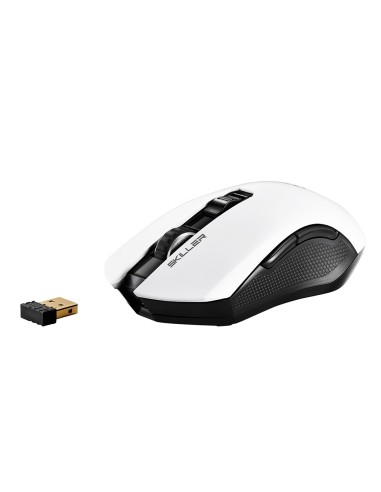 Sharkoon Skiller SGM3 ratón Juego mano derecha RF Wireless + USB Type-A Óptico 6000 DPI