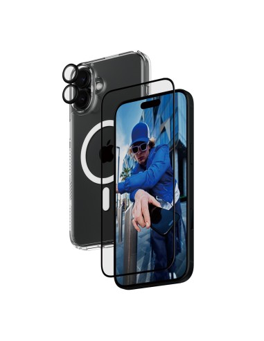 PanzerGlass ® 3-in-1 Protection Bundle iPhone 16 Plus Protector de pantalla Apple 1 pieza(s)