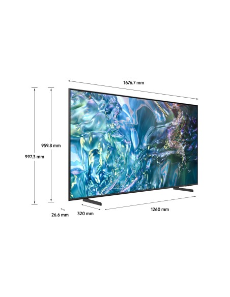 Samsung Q64D TQ75Q64DAU 190,5 cm (75") 4K Ultra HD Smart TV Wifi Gris