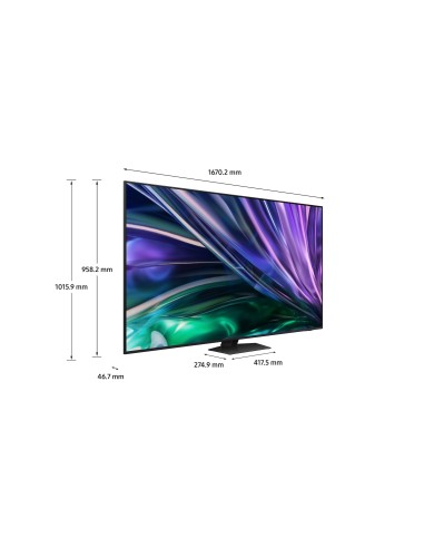 Samsung TQ75QN85DBT 190,5 cm (75") 4K Ultra HD Smart TV Wifi Carbono, Plata