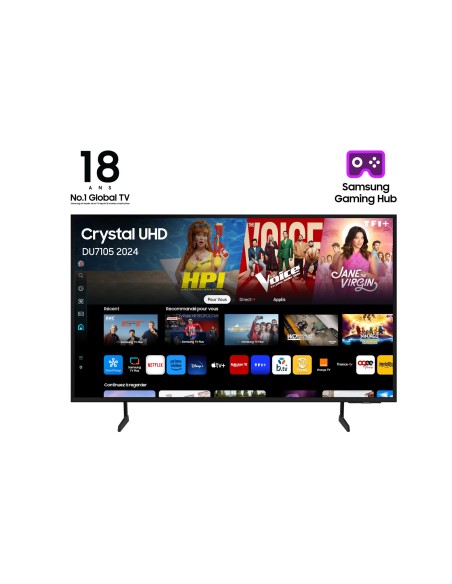 Samsung DU7105 TU55DU7105K 139,7 cm (55") 4K Ultra HD Smart TV Wifi Negro