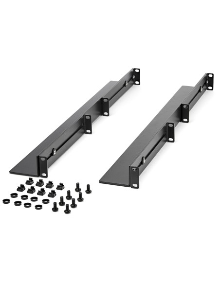 StarTech.com Carriles 1U de 19 pulgadas para Rack para Servidores con 4 Columnas - Profundidad Ajustable de 60,9cm a 91,4cm 24"