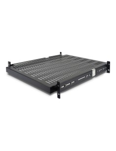 StarTech.com Estante Bandeja Deslizante Perforada Telescópica para Armario Rack de Profundidad Ajustable - 2U 22.7kg
