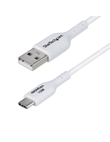 StarTech.com Cable Cargador USB-A a USB-C de 1m - Cable Adaptador USB-A a USB Tipo C - 3A - Cable de Carga y Sincronización -