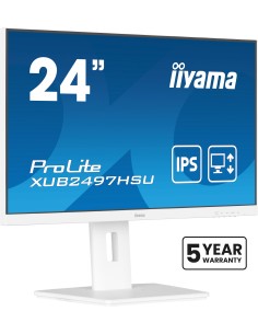 iiyama ProLite XUB2497HSU-W2 pantalla para PC 60,5 cm (23.8") 1920 x 1080 Pixeles Full HD LED Blanco