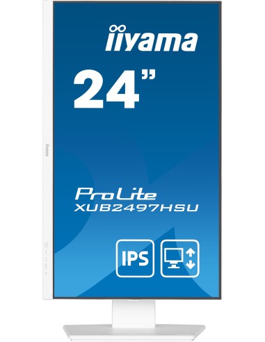 iiyama ProLite XUB2497HSU-W2 pantalla para PC 60,5 cm (23.8") 1920 x 1080 Pixeles Full HD LED Blanco