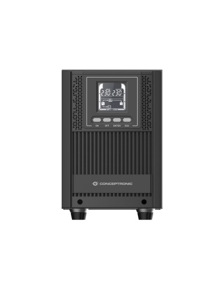Conceptronic ZEUS52E2K sistema de alimentación ininterrumpida (UPS) Doble conversión (en línea) 2 kVA 1800 W 6 salidas AC