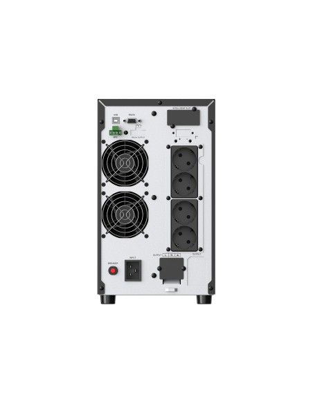 Conceptronic ZEUS52ES3K sistema de alimentación ininterrumpida (UPS) Doble conversión (en línea) 3 kVA 2700 W 4 salidas AC