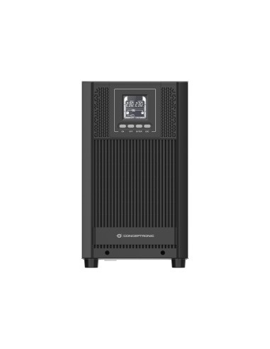Conceptronic ZEUS52E3K sistema de alimentación ininterrumpida (UPS) Doble conversión (en línea) 3 kVA 2700 W 5 salidas AC