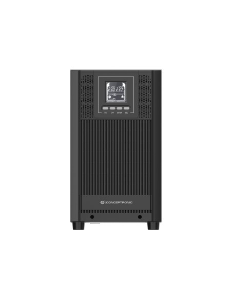 Conceptronic ZEUS52E3K sistema de alimentación ininterrumpida (UPS) Doble conversión (en línea) 3 kVA 2700 W 5 salidas AC
