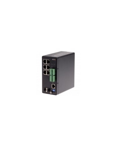 Axis 01633-001 switch Gestionado Gigabit Ethernet (10 100 1000) Energía sobre Ethernet (PoE) Negro