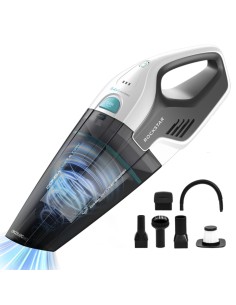 Cecotec Conga Rockstar aspiradora de mano Gris, Blanco Sin bolsa