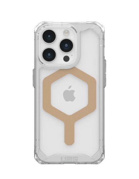 Urban Armor Gear 114286114381 funda para teléfono móvil 15,5 cm (6.1") Oro, Transparente