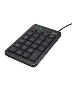 Trust 22221 teclado numérico Portátil PC USB Negro
