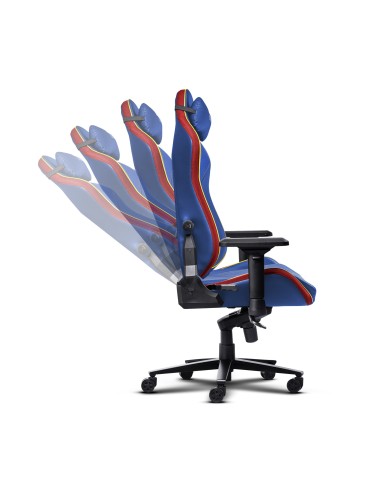 Trust GXT 721SM Ruya Pro Silla para videojuegos universal Asiento acolchado Azul, Rojo