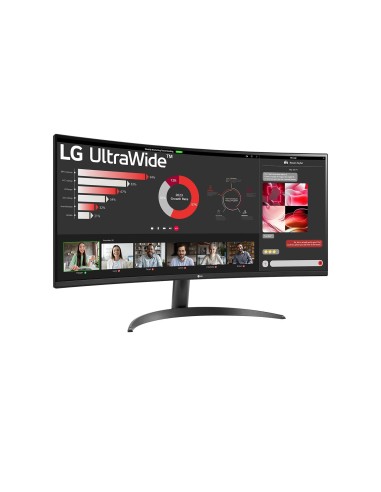 LG 34WR50QK-B pantalla para PC 86,4 cm (34") 3440 x 1440 Pixeles Wide Quad HD Negro