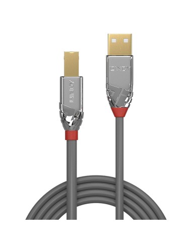 Lindy 36644 cable USB USB 2.0 5 m USB A USB B Gris