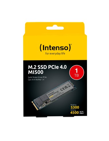 Intenso 3836460 unidad de estado sólido 1 TB M.2 PCI Express 4.0 NVMe