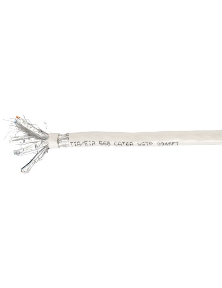 Equip 401491 cable de red Beige 100 m Cat6a S FTP (S-STP)