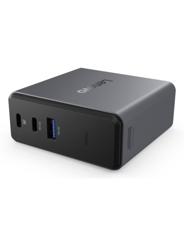 Lenovo X9 Charging GaN Dock Alámbrico USB 3.2 Gen 2 (3.1 Gen 2) Type-C Gris