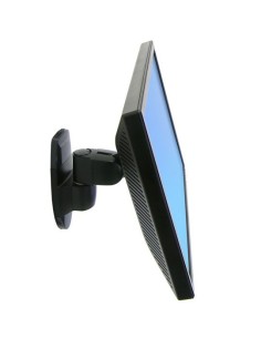 Ergotron 200 Series Wall Mount Pivot 61 cm (24") Pared Negro