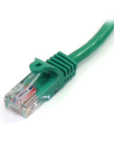 StarTech.com Cable de 3m Verde de Red Fast Ethernet Cat5e RJ45 sin Enganche - Cable Patch Snagless