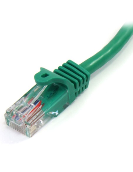 StarTech.com Cable de 3m Verde de Red Fast Ethernet Cat5e RJ45 sin Enganche - Cable Patch Snagless