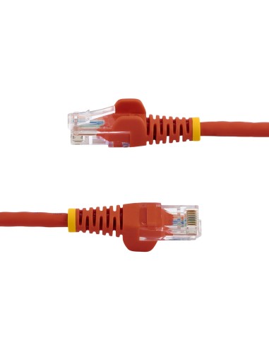 StarTech.com Cable de Red de 0,5m Rojo Cat5e Ethernet RJ45 sin Enganches