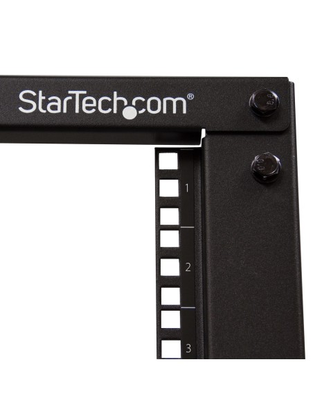 StarTech.com Rack 8U Móvil de Marco Abierto de 4 Columnas para Servidores - Rack de 19 Pulgadas para Equipo de Red e