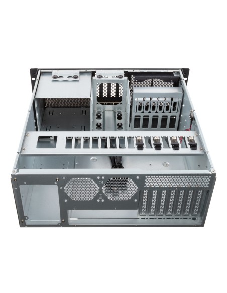 UNYKAch 4U 19″ UK 4329 USB Type C Estante Negro, Plata