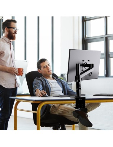 Ergotron NX Series NX MONITOR ARM BLACK 86,4 cm (34") Escritorio Negro