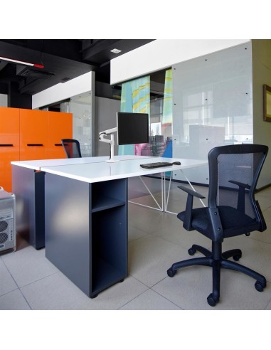 Ergotron LX Series 45-537-216 soporte para monitor 81,3 cm (32") Escritorio Blanco