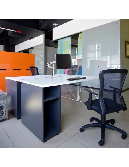 Ergotron LX Series 45-537-216 soporte para monitor 81,3 cm (32") Escritorio Blanco