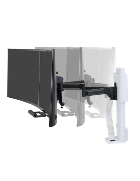 Ergotron TRACE 45-631-216 soporte para monitor 68,6 cm (27") Escritorio Blanco