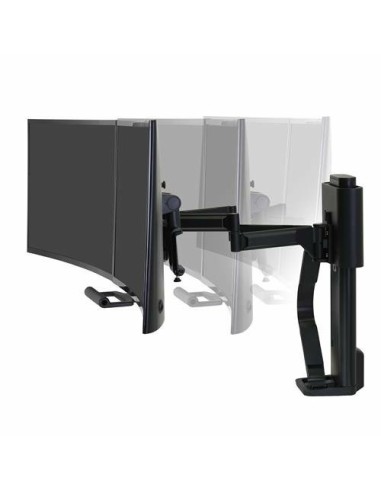 Ergotron TRACE 45-631-224 soporte para monitor 68,6 cm (27") Escritorio Negro