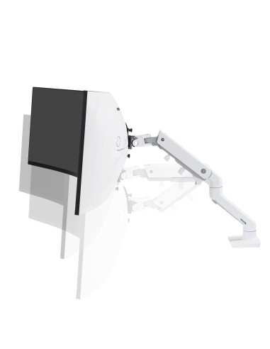Ergotron HX Series 45-647-216 soporte para monitor 124,5 cm (49") Escritorio Blanco