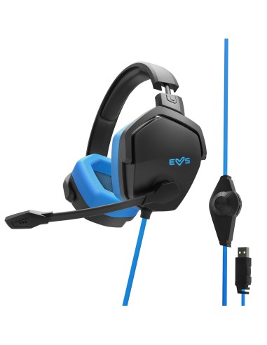Energy Sistem ESG 4 BLUE auricular y casco Auriculares Alámbrico Diadema Juego USB tipo A Azul