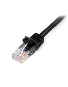 StarTech.com Cable de 1m Negro de Red Fast Ethernet Cat5e RJ45 sin Enganche - Cable Patch Snagless 2