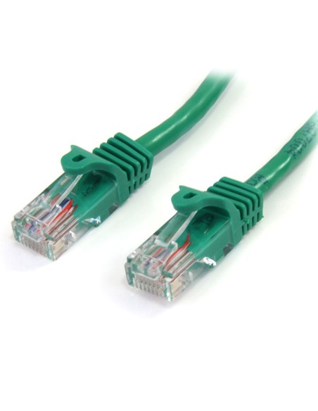 StarTech.com Cable de 3m Verde de Red Fast Ethernet Cat5e RJ45 sin Enganche - Cable Patch Snagless