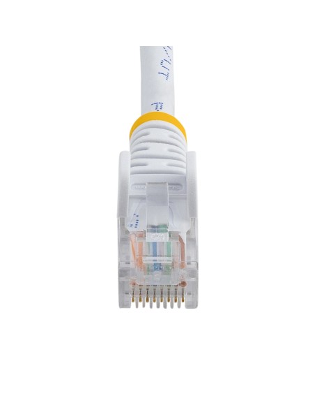 StarTech.com Cable de 3m Blanco de Red Fast Ethernet Cat5e RJ45 sin Enganche - Cable Patch Snagless