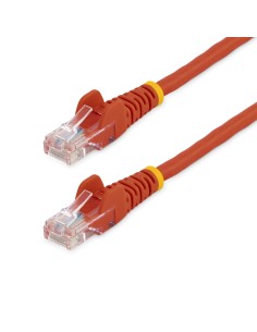 StarTech.com Cable de Red de 0,5m Rojo Cat5e Ethernet RJ45 sin Enganches